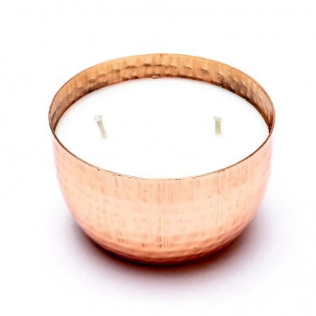 Аюрведическая ароматическая свеча из растительного воска в баночке Тридоша Лаванда Лемонграсс 2 Фитиль, 200г
