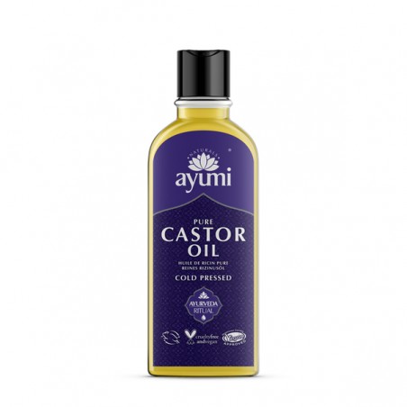 Pure castor oil, cold pressed, Ayumi, 150 ml