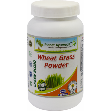 Порошок ростков пшеницы Wheat Grass, Planet Ayurveda, 100 г