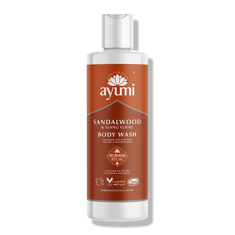 Kehapesuvahend sandlipuu Sandalwood ja Ylang Ylang, Ayumi, 250 ml