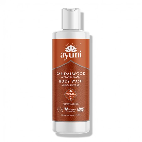 Kehapesuvahend sandlipuu Sandalwood ja Ylang Ylang, Ayumi, 250 ml