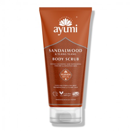 Kehakoorija sandlipuu Sandalwood ja Ylang Ylang, Ayumi, 200 ml