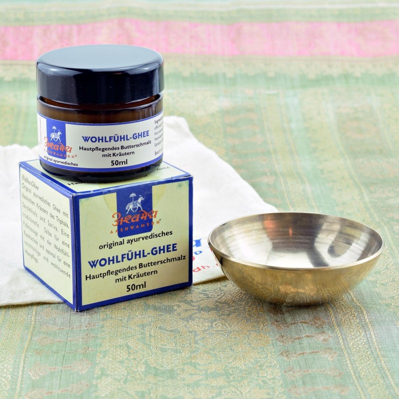 Набор для массажа ног Kaash-Set Wellbeing + Ghee, 7 см + 50мл