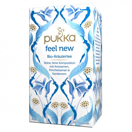 Arbata Feel New, ekologiška, Pukka, 20 pakelių