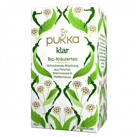 Очищающий чай Cleanse Klar, Pukka, 20 пакетиков