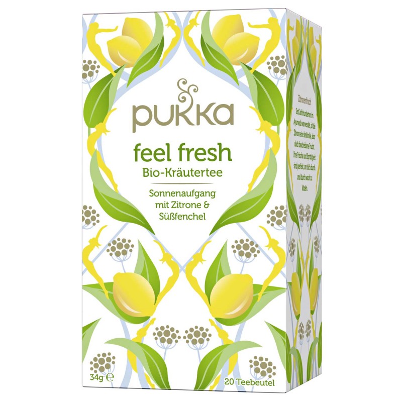 Energizing tea Feeel Fresh, Pukka, 20 sachets