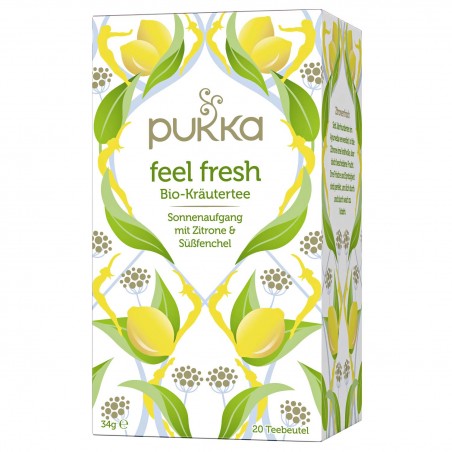 Energizing tea Feeel Fresh, Pukka, 20 sachets