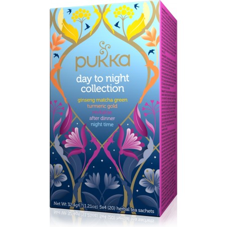 Чайный набор на весь день Day To Night, Pukka, 20 пакетиков