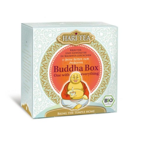 Ökoloogiline teekomplekt Buddha Box, Hari Tea, 11 kotikest