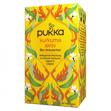 Чай стимулирующий Turmeric Active, Pukka, 20 пакетиков
