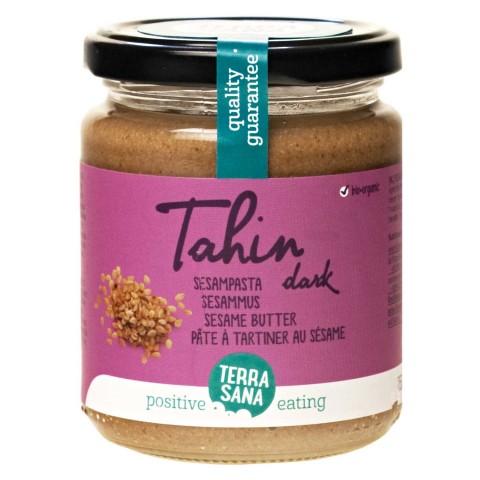 Tume seesamipasta Tahini, ökoloogiline, Terra Sana, 250 g
