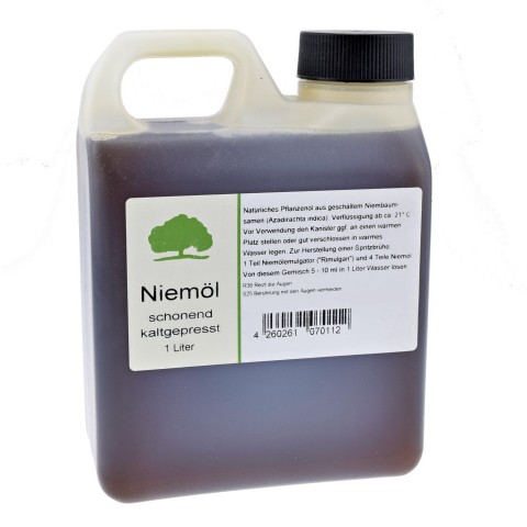 Neemipuu õli Neem, külmpressitud, 1l