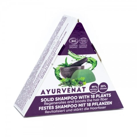 Ökoloogiline tahke šampoon Ayurvenat, 50g