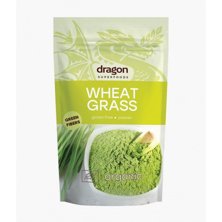 Nisuheina pulber Wheat Grass, ökoloogiline, Dragon Superfoods, 150g