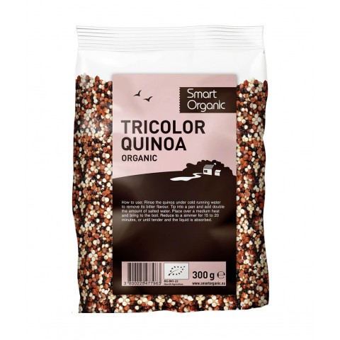 Quinoa Tricolor, orgaaniline, Smart Organic, 300g