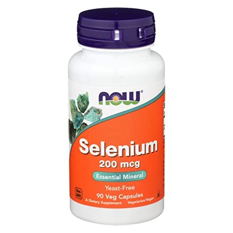 Food supplement Selenium 200mcg, NOW, 90 capsules
