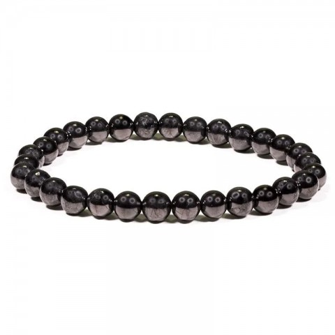 Elastic shungite bracelet, 8mm