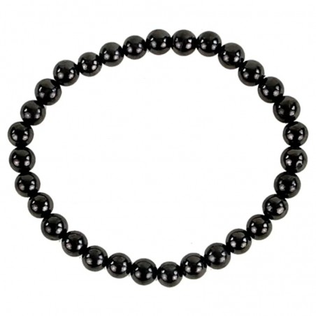 Elastic shungite bracelet, 8mm