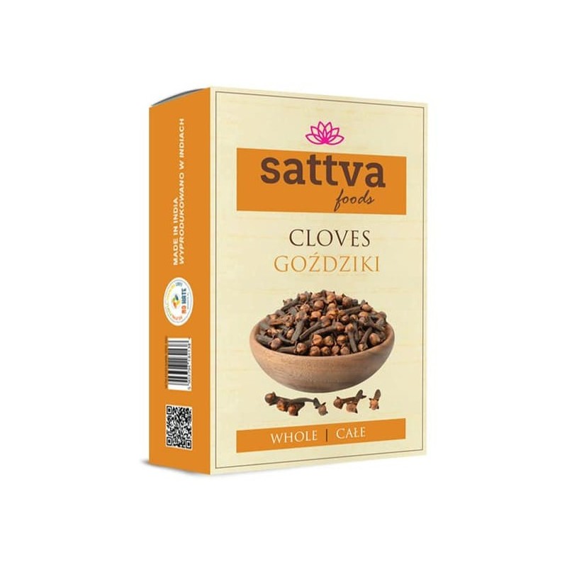 Gvazdikėliai Clove, nesmulkinti, Sattva Foods, 100g