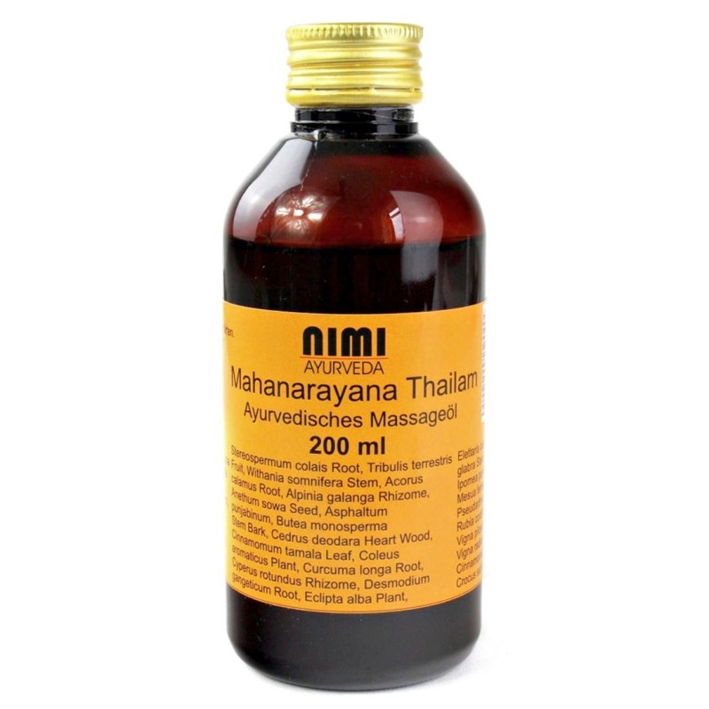 Lõõgastav massaažiõli Mahanarayana Thailam, Nimi Ayurveda, 200 ml