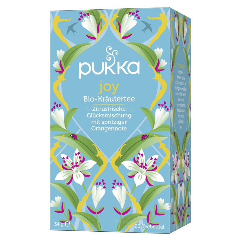Virgutav tee Joy, Pukka, 20 kotikest Virgutav tee Joy, Pukka, 20 kotikest