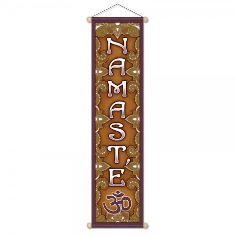 Didelė vėliava-reklamjuostė Namaste, 120cm