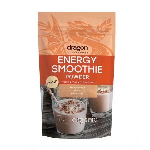 Supertoidupulber Energy Smoothie Mix, ökoloogiline, Dragon Superfoods, 200g
