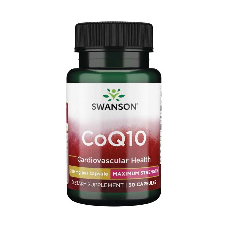 Coenzyme Q10, Swanson, 200mg, 30 capsules