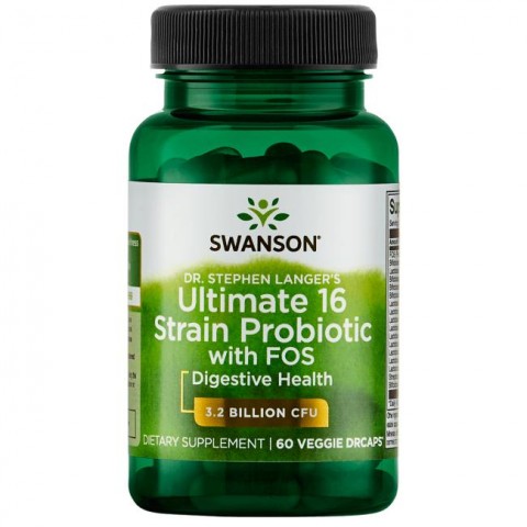 Piimhappebakterid, probiootikumid-16, Swanson, 365 mg, 60 kapslit