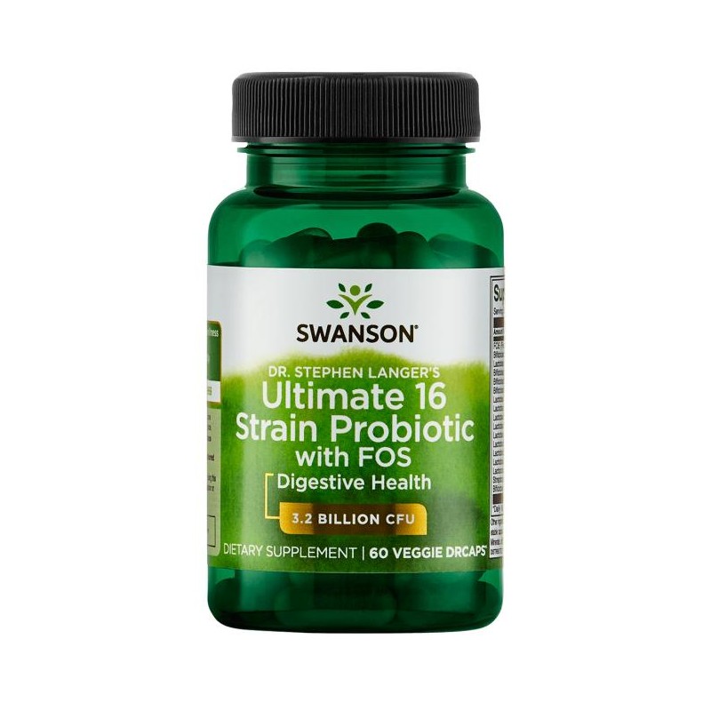 Lactic Acid Bacteria Probiotics-16, Swanson, 365mg, 60 capsules