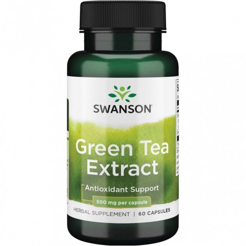 Rohelise tee ekstrakt Roheline tee, Swanson, 500mg, 60 kapslit