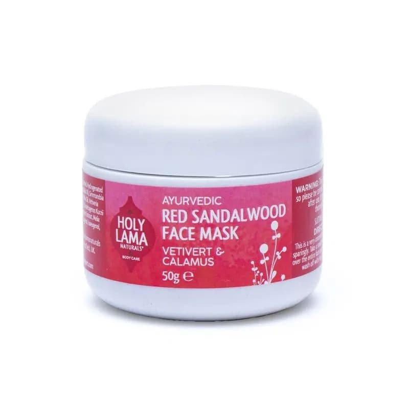 Face Mask Red Sandalwood Vetiver & Calamus, Holy Lama, 50g Face Mask Red Sandalwood Vetiver & Calamus, Holy Lama, 50g